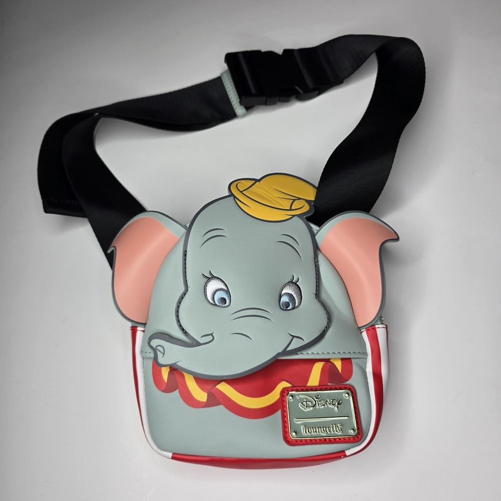 Loungefly Disney Dumbo Figural Wristlet Fanny Pack Belt Bag Box Lunch Exclusive
